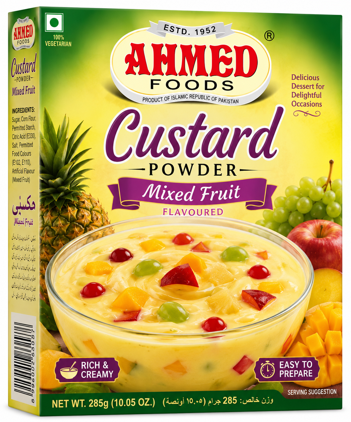 Ahmed Custard Powder Mixed fruit 285gm