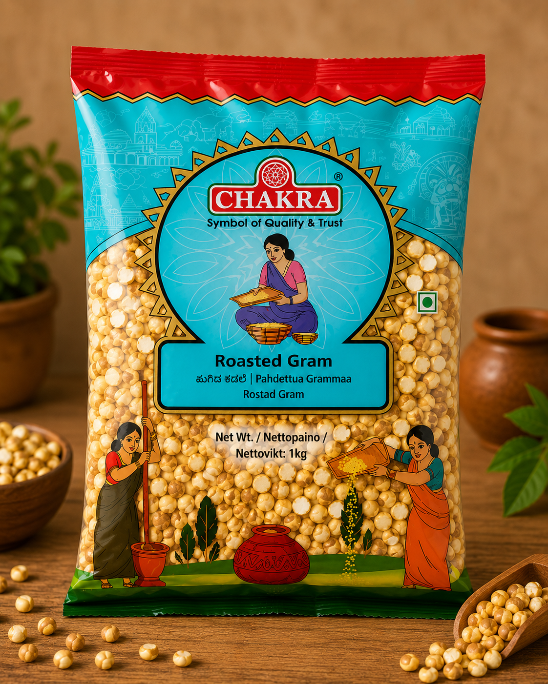 Chakra Roasted Gram 1kg