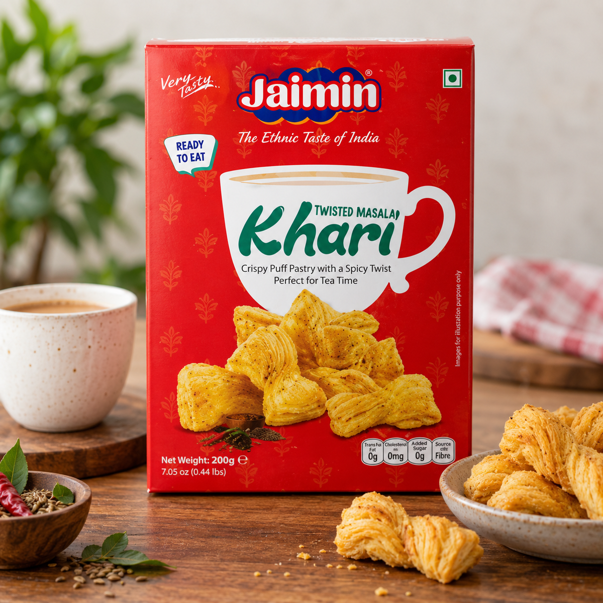 Jaimin Twisted Masala Khari 200g