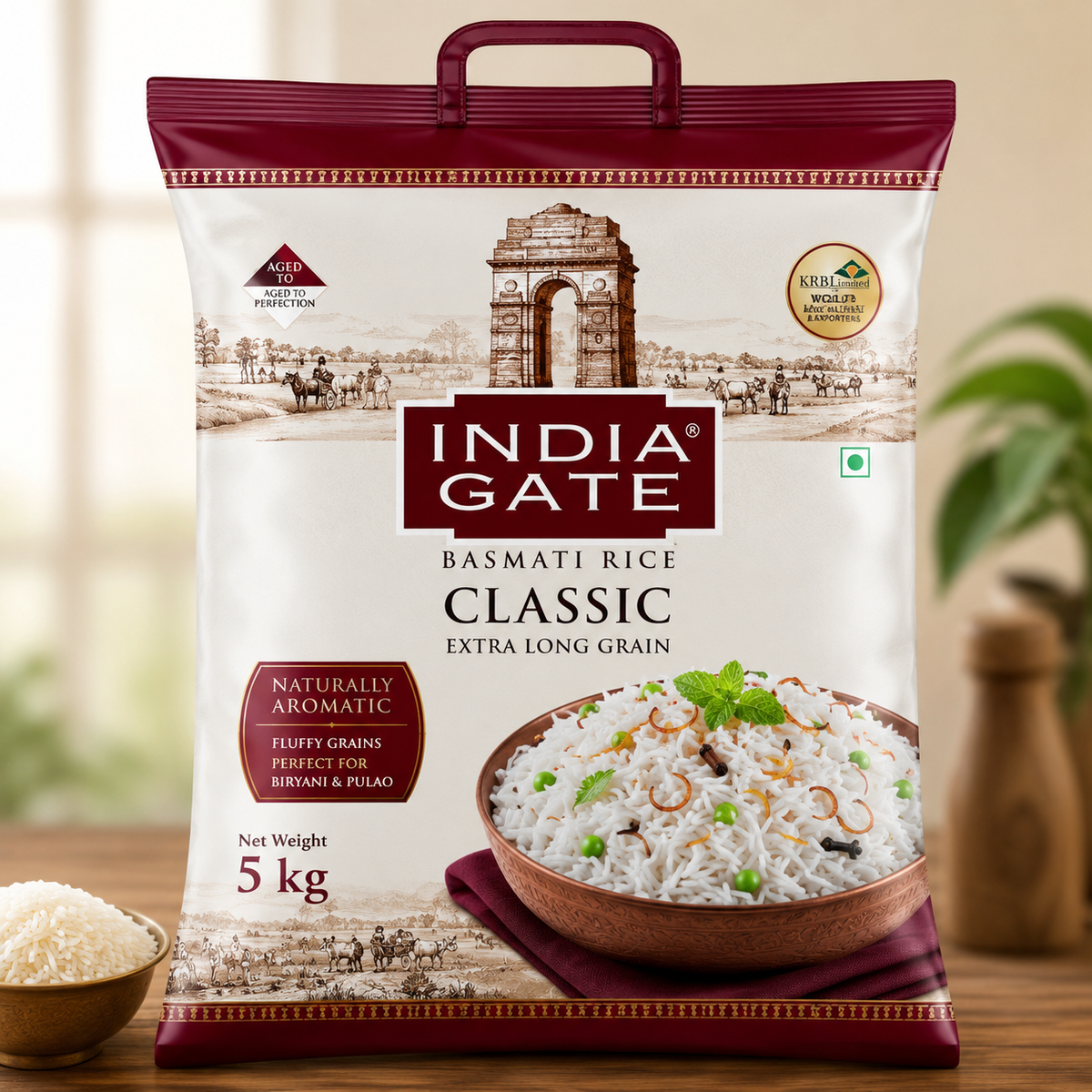 India Gate Classic Basmati Rice 5kg