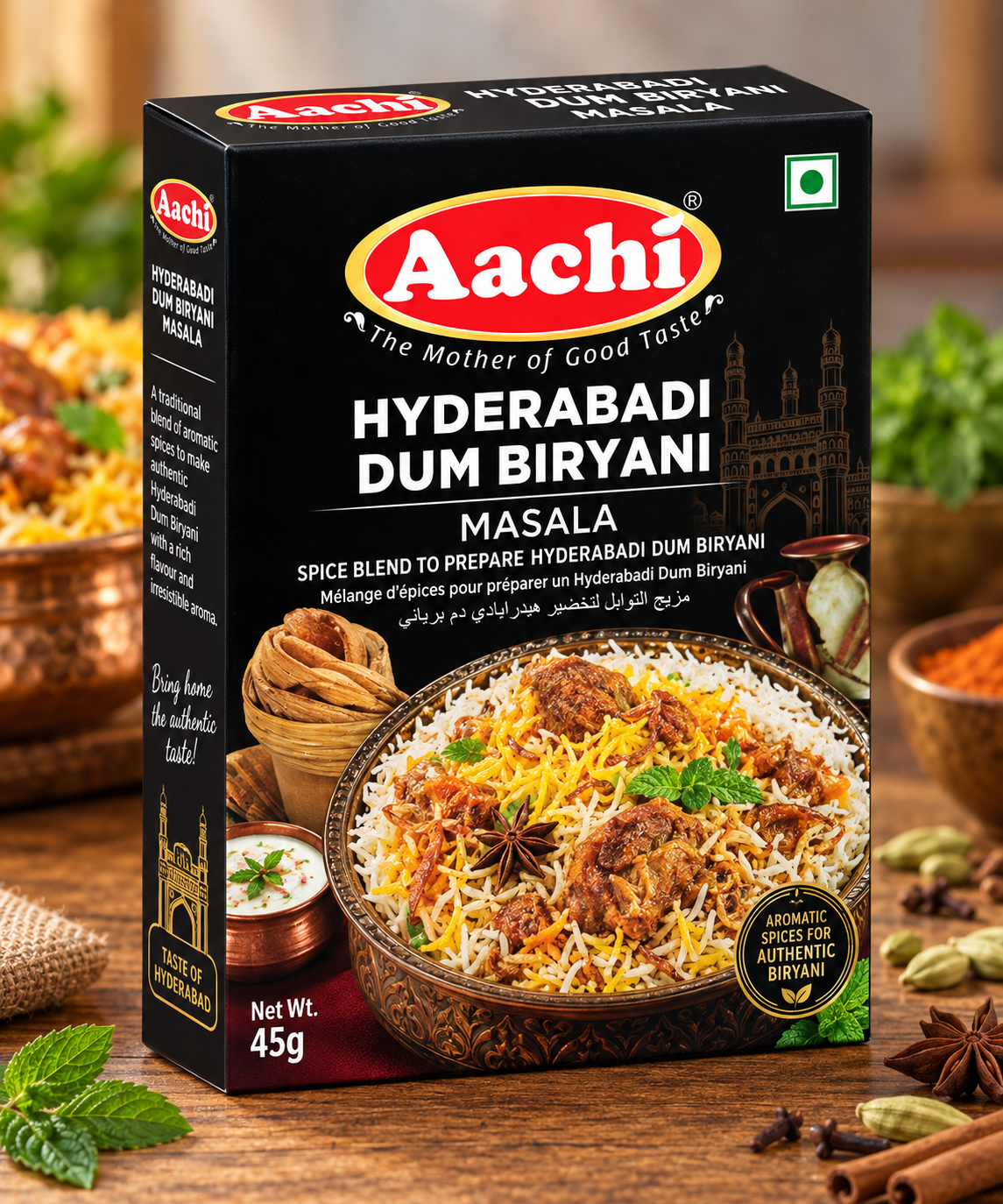 Aachi Hyderabadi Dum Biryani Masala 45g