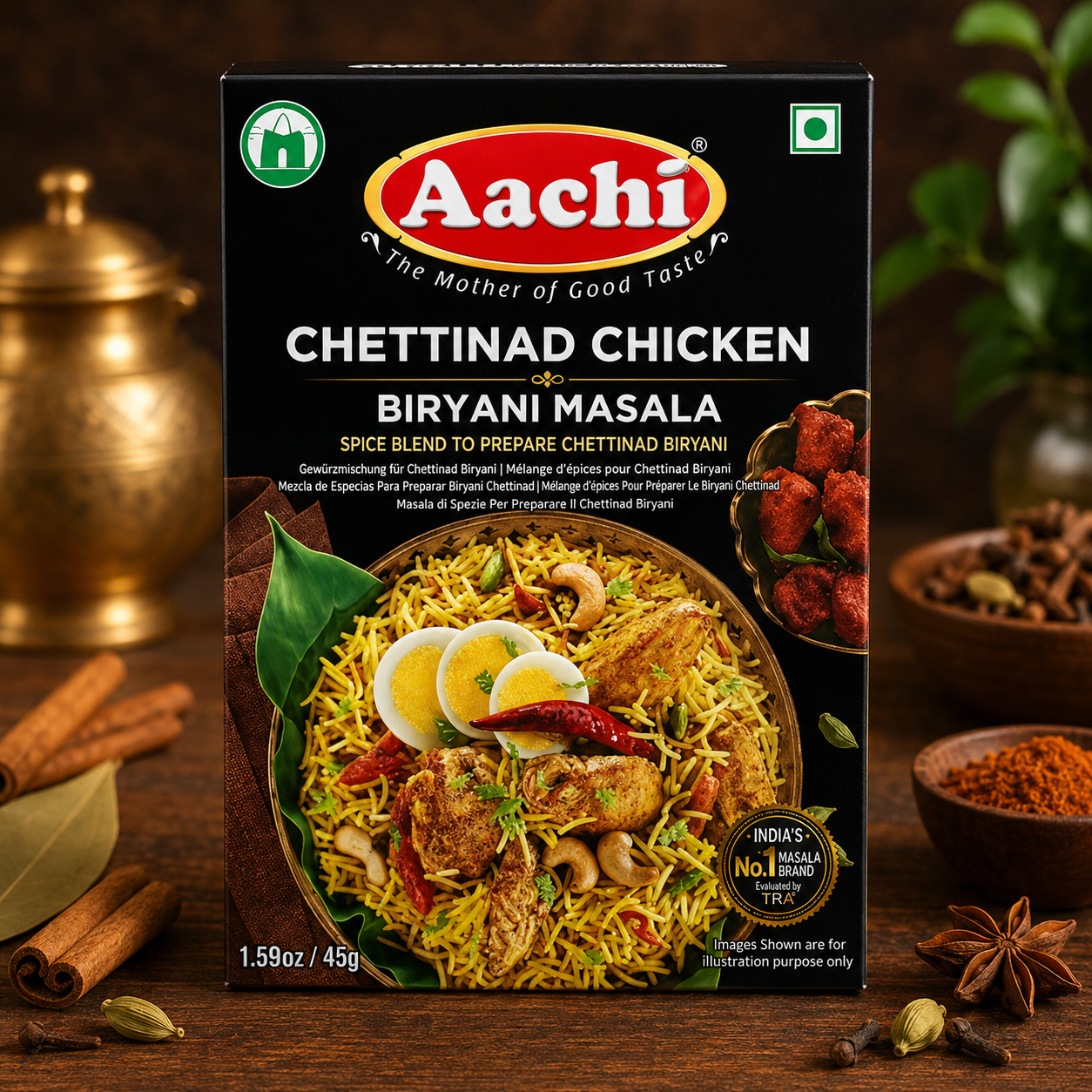 Aachi Chettinadu Chicken Biryani Masala 45g