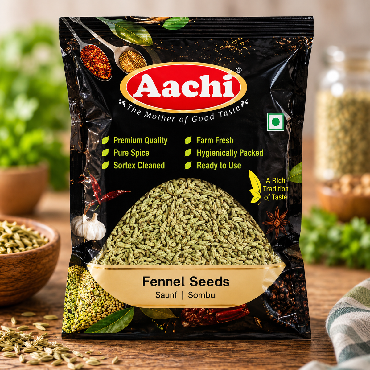 Aachi Fennel Seeds 100g