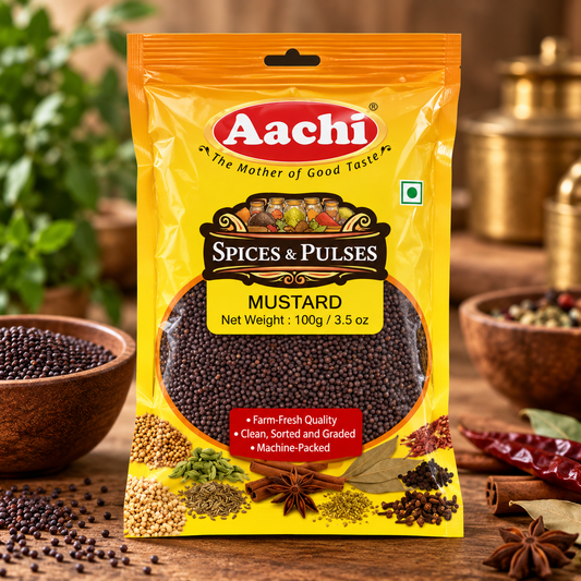 Aachi Mustard Seeds 100g