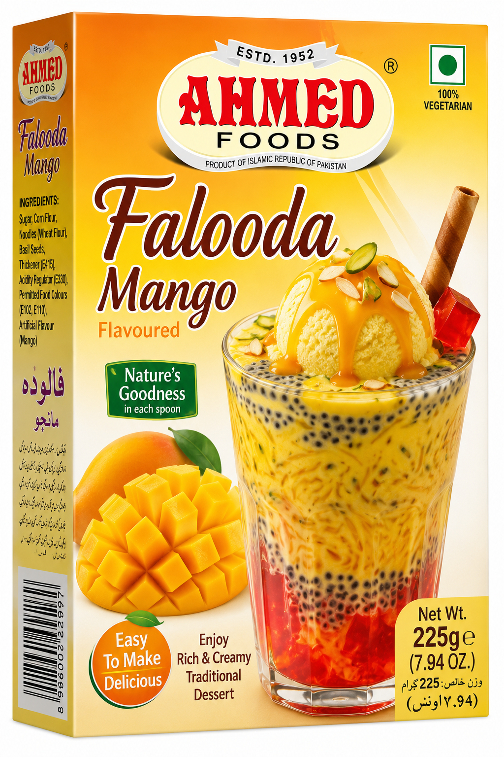 Ahmed Falooda Mango 225gm