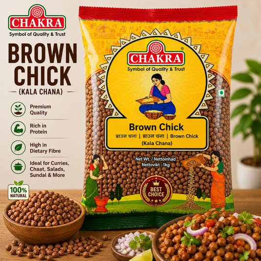 Chakra Brown Chick Peas 1kg