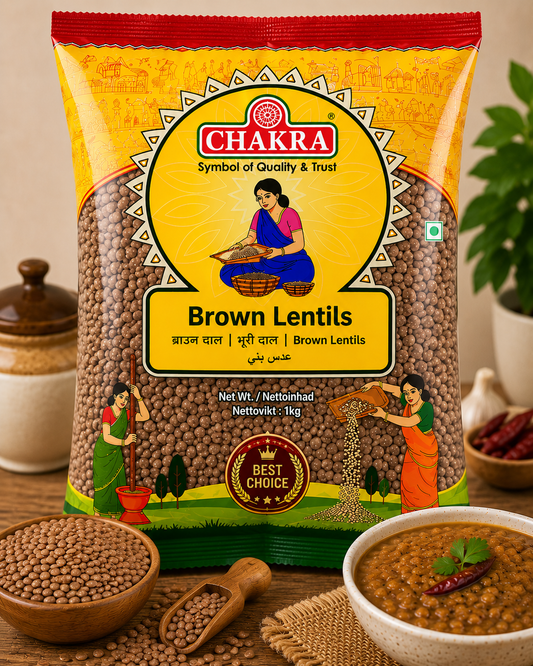 Chakra Brown lentils 1kg