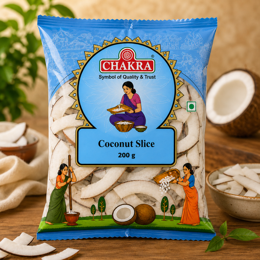 Chakra Coconut Slice 200g
