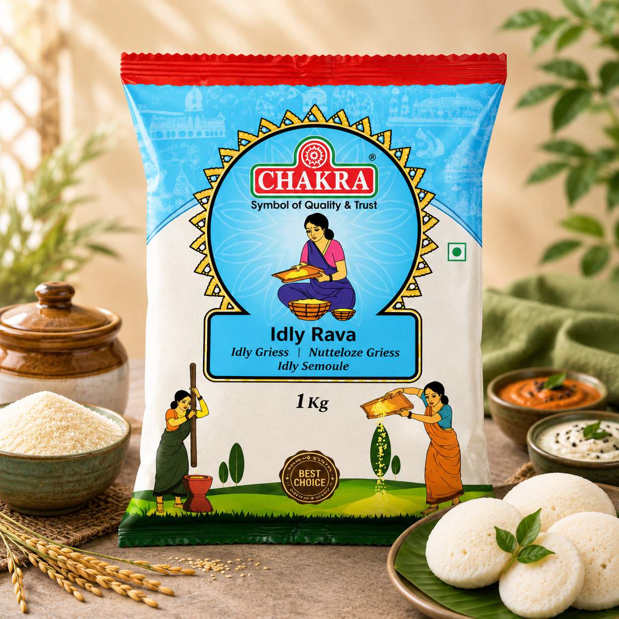 Chakra Idli Rava 1kg