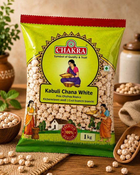 Chakra Kabuli Chana White 1kg