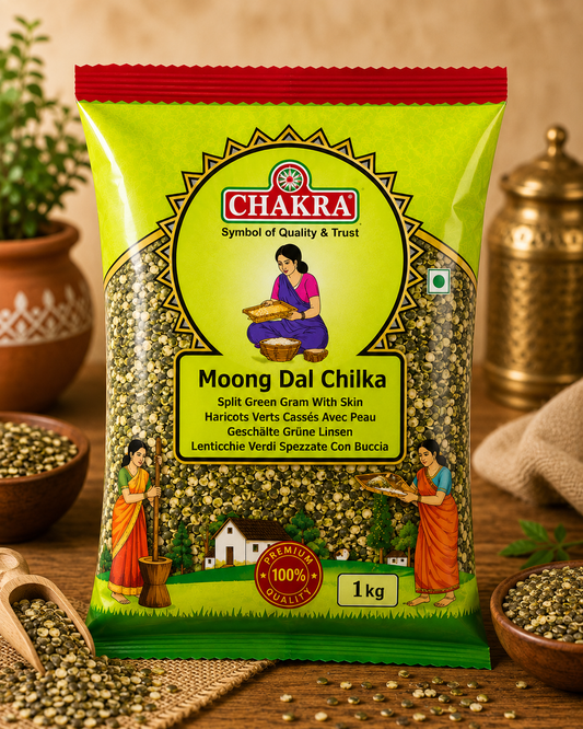 Chakra Moong Dal Chilka 1kg