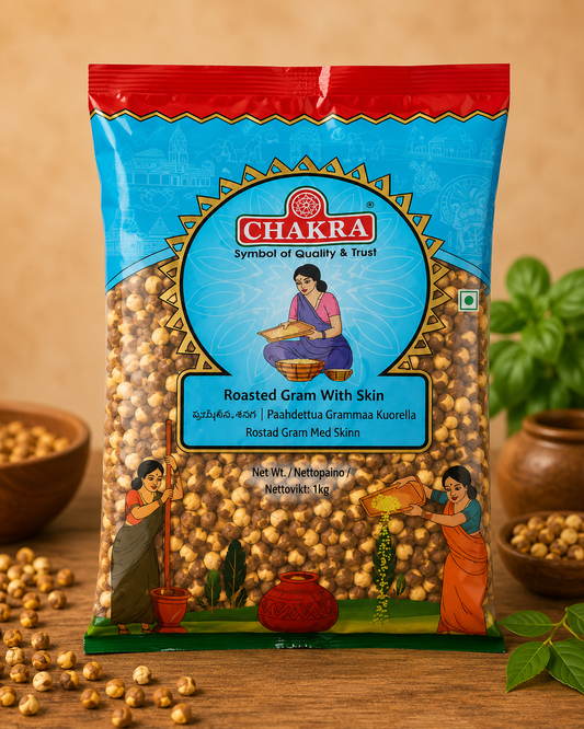 Chakra Roasted Gram with Skin 1kg