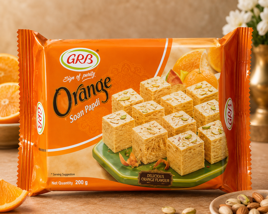 GRB Orange Soan Papdi 200g