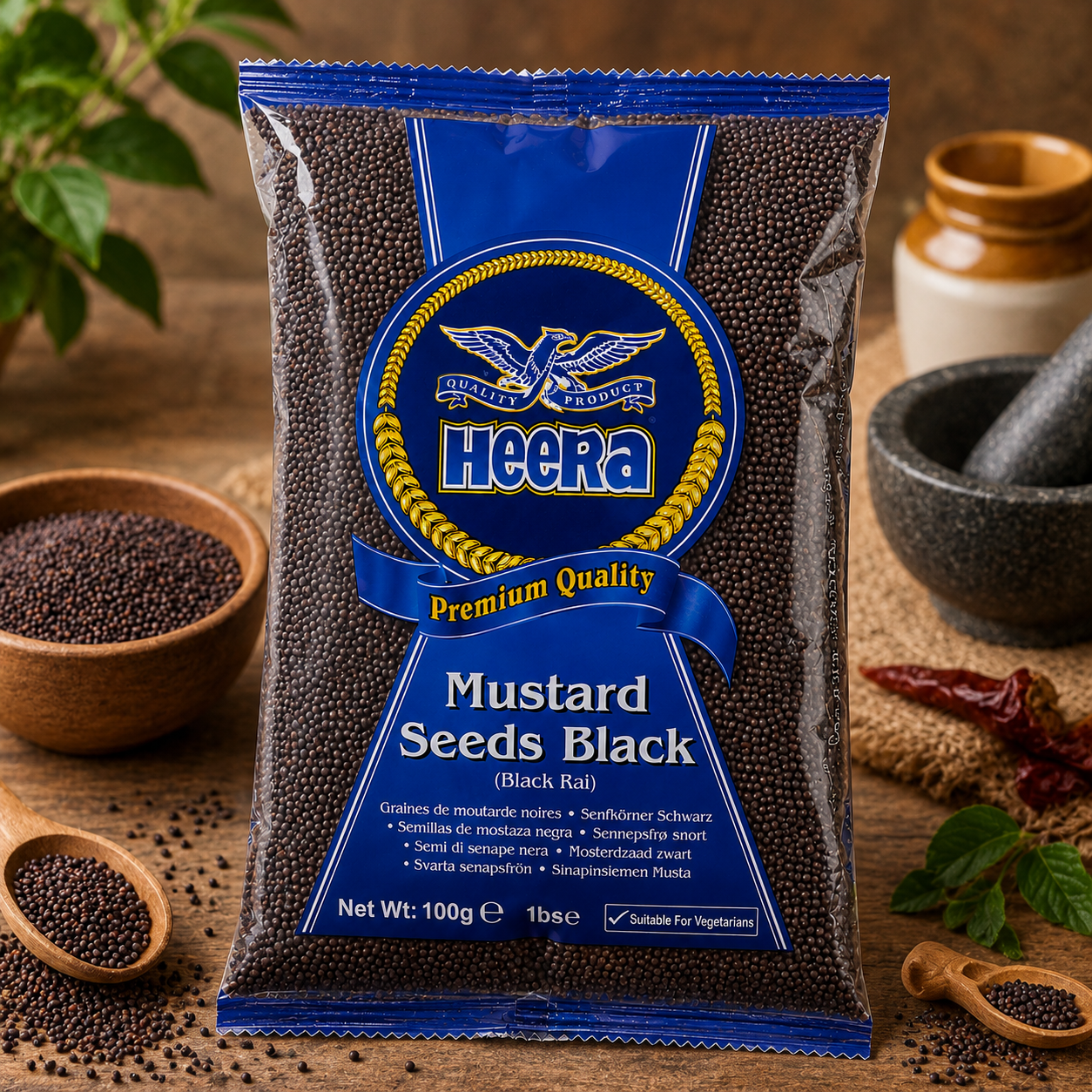 Heera Black Mustard Seeds 100g