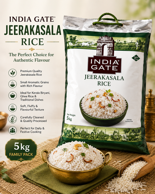 India Gate Jeerakasala Rice 5kg