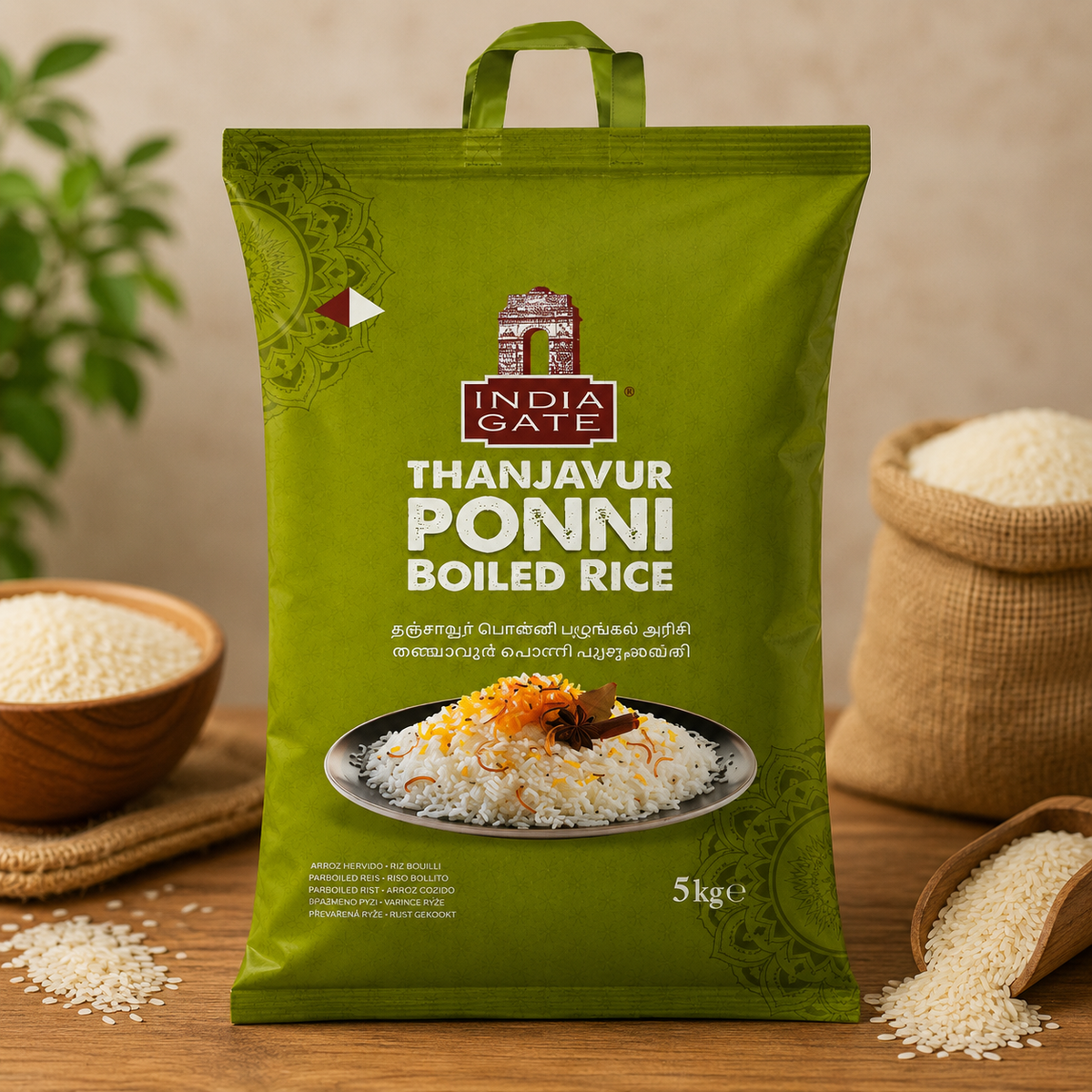 India Gate Ponni boiled rice 5kg