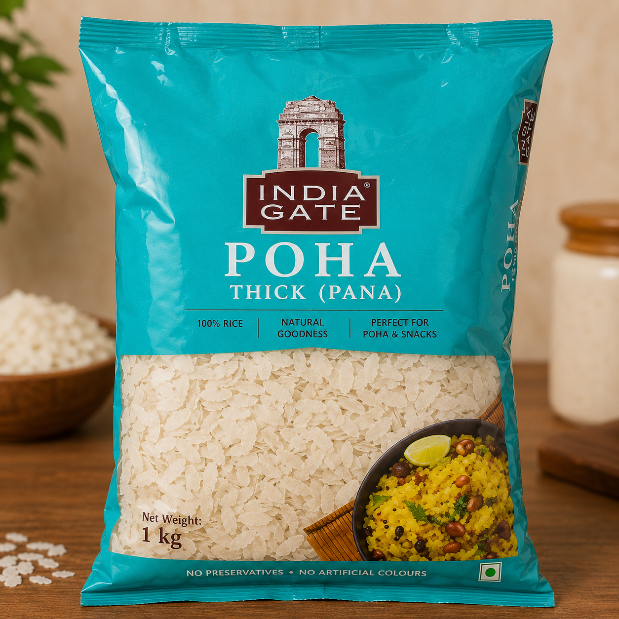 India Gate Rice Flakes Thick 1kg