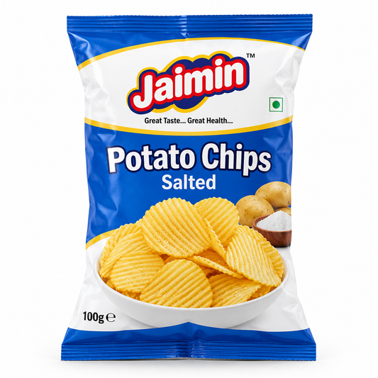 Jaimin Potato Chips Salted 100g
