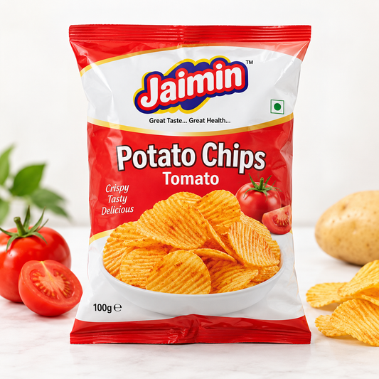 Jaimin Potato Chips Tomato 100gm