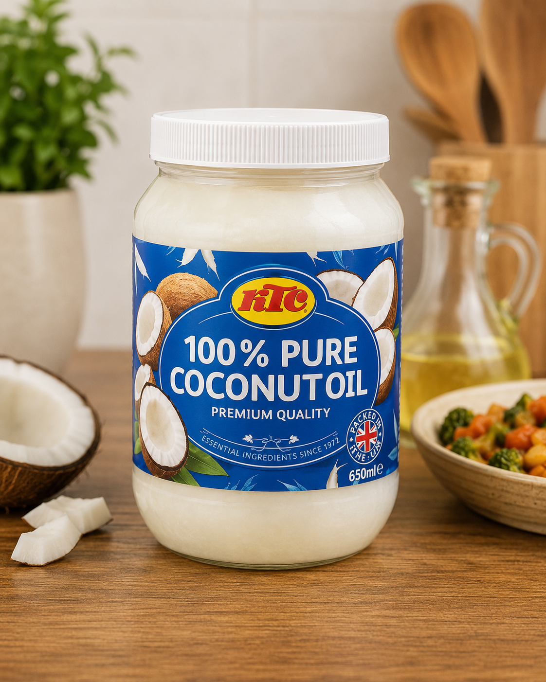 KTC Coconut cooking oil 650ml