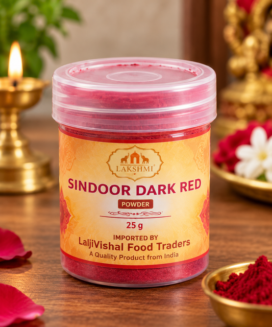 Lakshmi Sindoor Powder Dark Red 25g