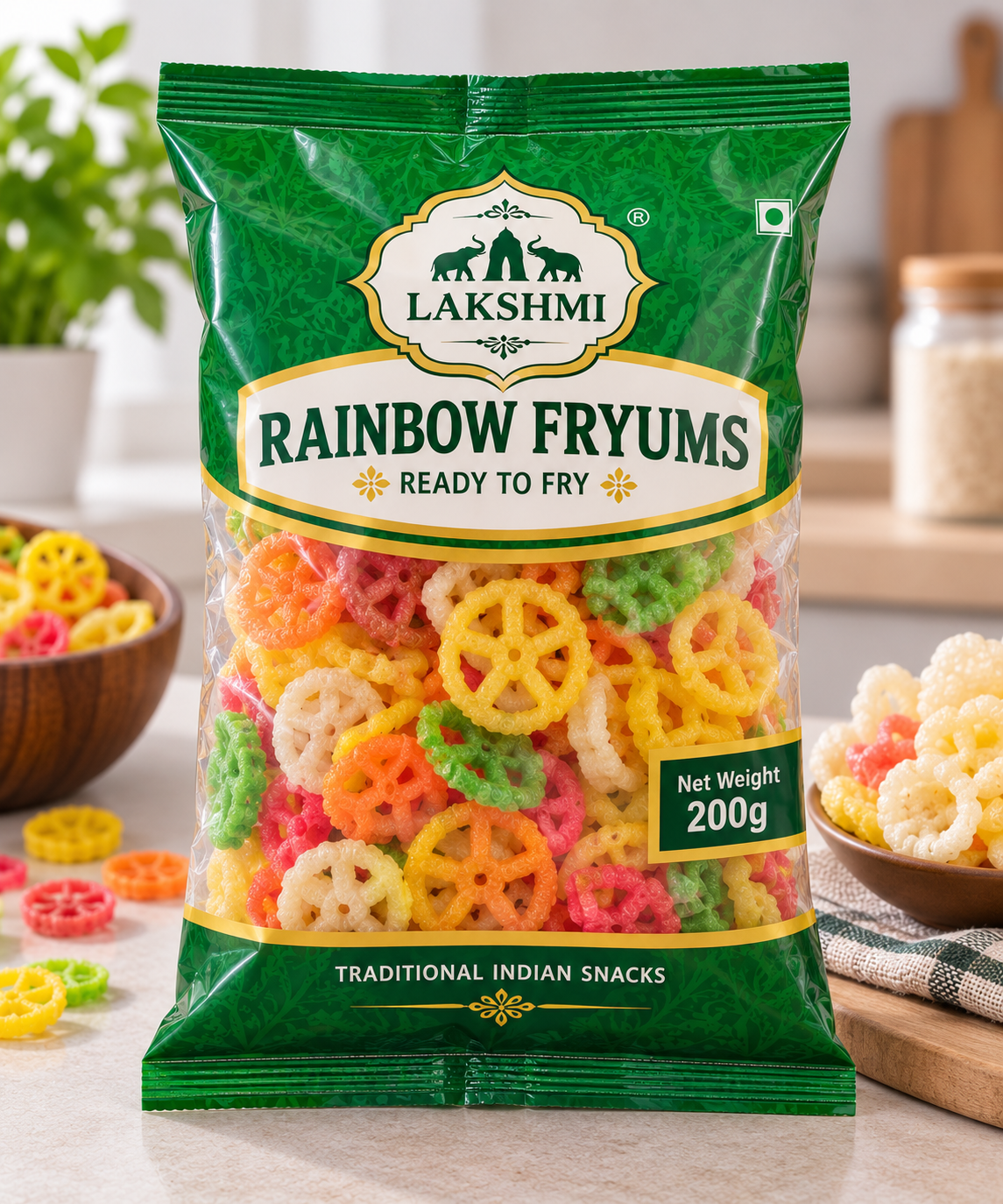 Lakshmi Rainbow Fryums 200g