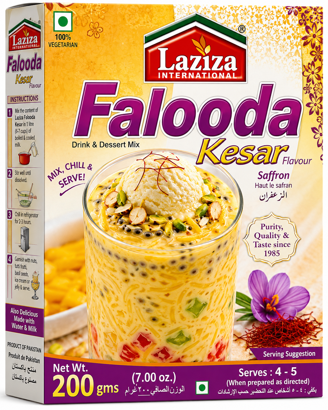 Laziza Falooda Kesar 200gm