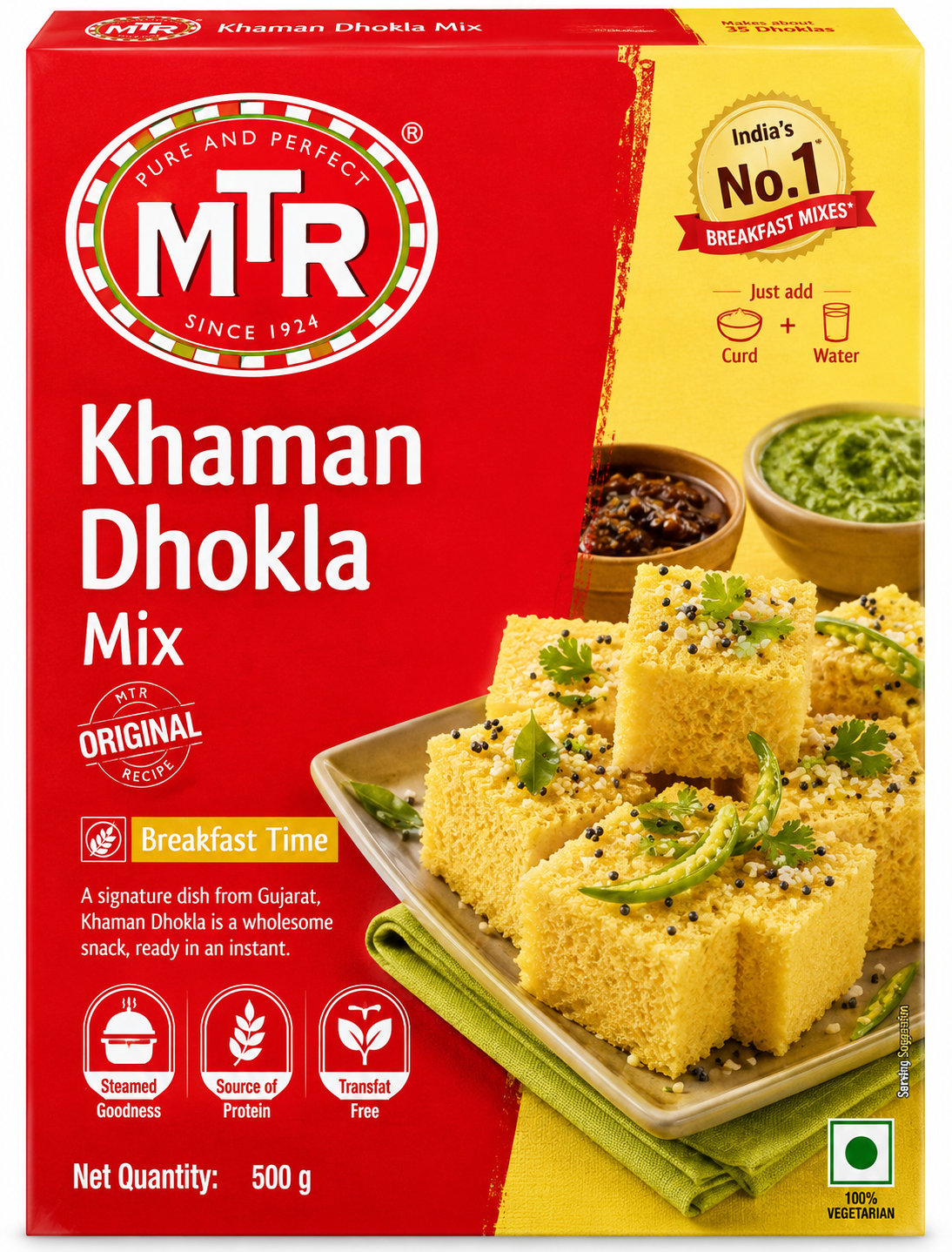 MTR Khaman Dhokla Mix 0.5kg