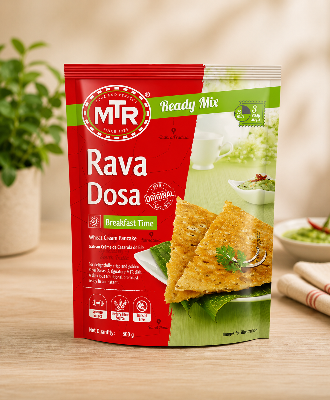 MTR Rava Dosa Ready Mix 500g