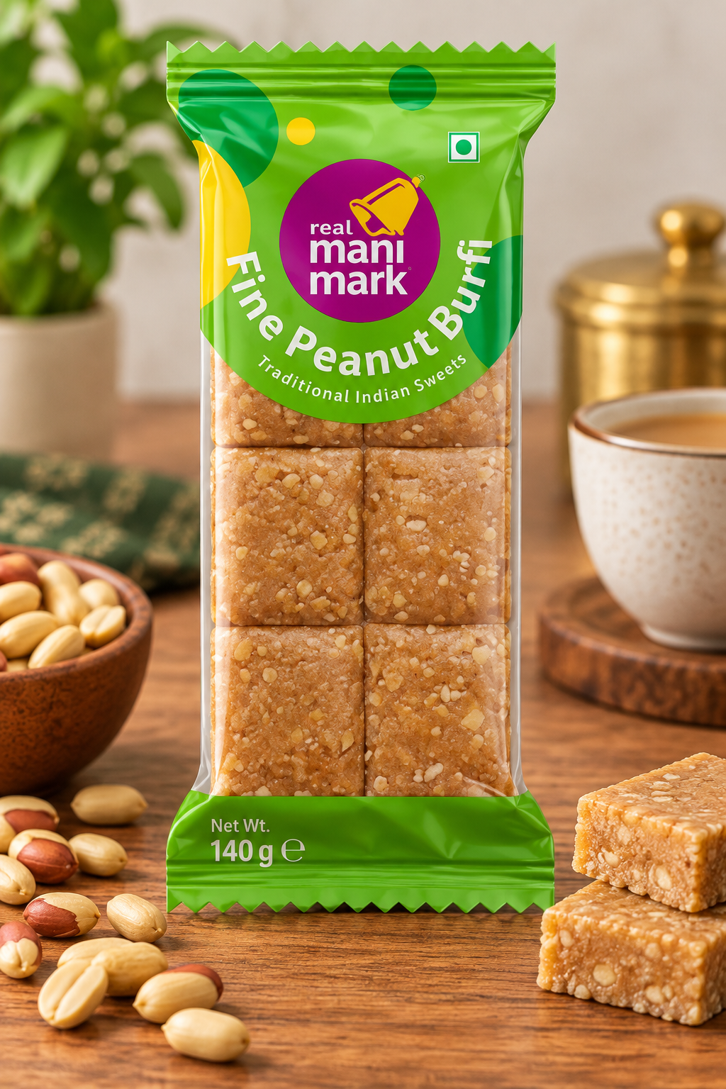 Manimark Fine Peanut Burfi 140g