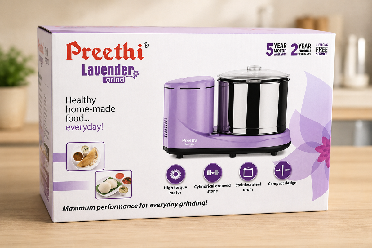 Preethi Lavender Wet Grinder 2L