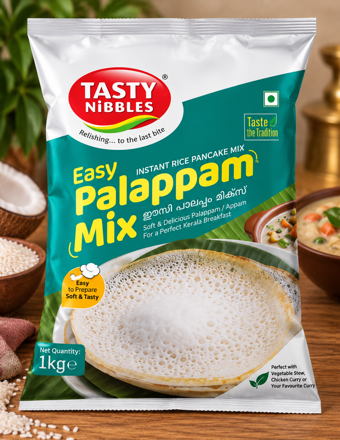 Tasty Nibbles Easy Palappam Mix 1kg