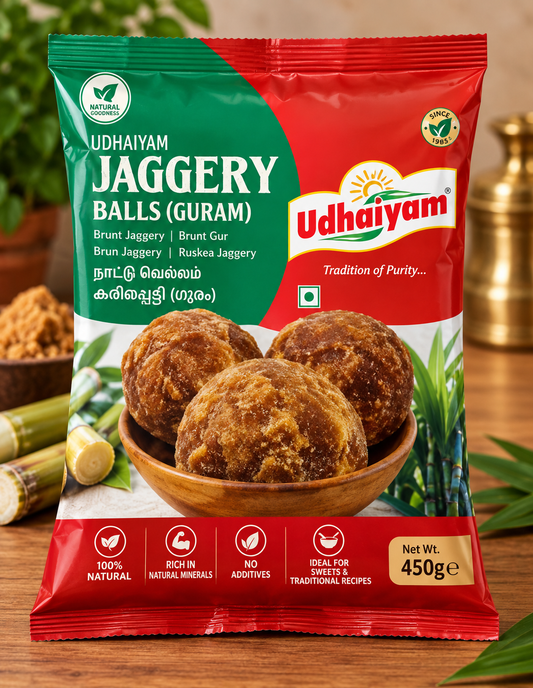 Udhaiyam Brown Jaggery Balls 450g
