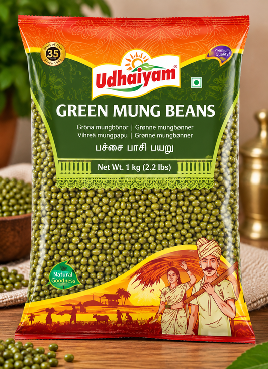Udhaiyam Green Moong Beans 1kg