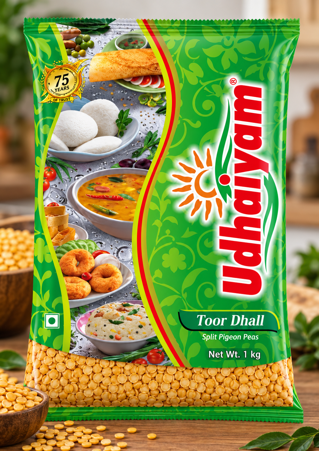 Udhaiyam Toor Dal 1kg