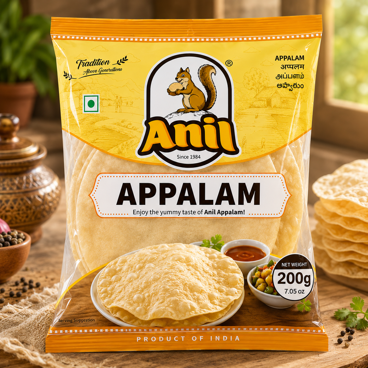 Anil Appalam 200g