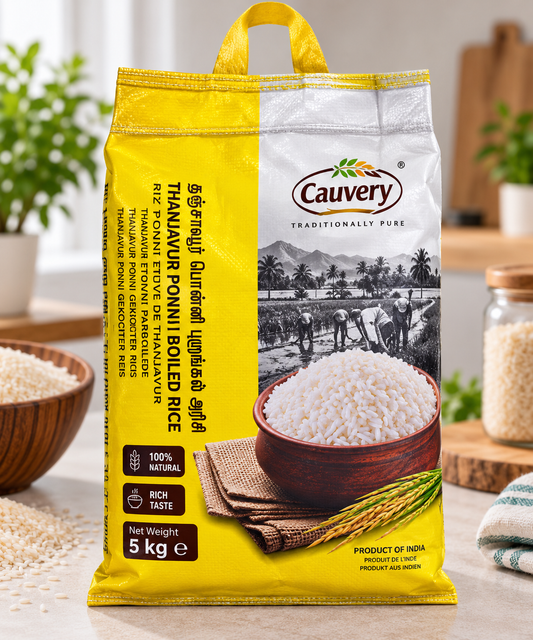 Cauvery Thanjavur Ponni Boiled Rice 5kg