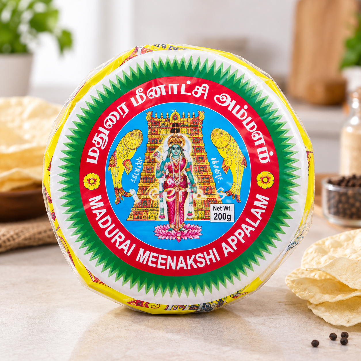 Madurai Meenakshi Amman Appalam 200g