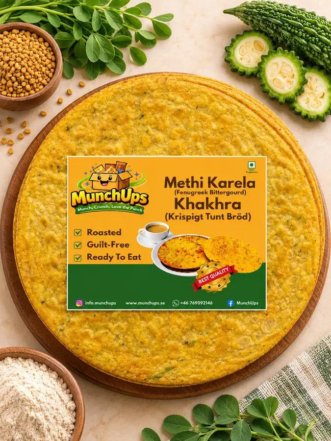 Methi Karela Khakhra